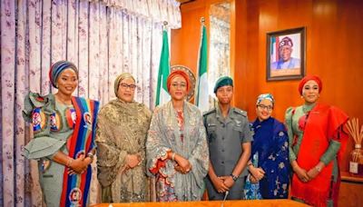 First Lady salutes 1st Nigerian female Sandhurst graduate