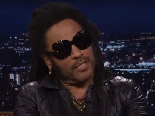 How Did Lenny Kravitz Feel About Daughter Zoë Roasting His Viral Netted Shirt Look?