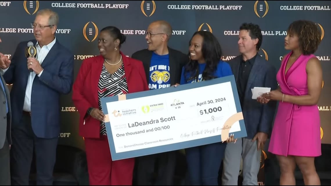 College Football Playoff Foundation announces 'Georgia Teachers Initiative'