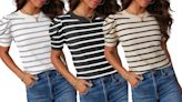 I’ll Be Serving Up Spring Rich Mom Style in This Chic Striped Top — $21 on Amazon
