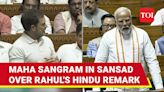 First Rahul-Modi Faceoff In Lok Sabha; Huge Hungama Over Gandhi's Hindu Remark | TOI Original - Times of India Videos