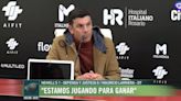 Mauricio Larriera, ácido: "Puedo ser un burro como entrenador, pero mejor ser humano imposible"
