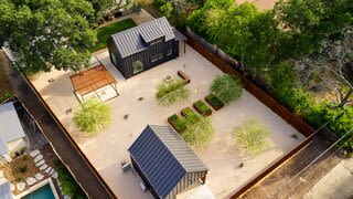 A San Antonio Property Is More About the Drought-Resistant Yard Than the Tiny Home It Surrounds