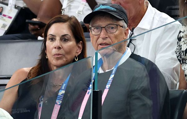 Bill Gates and Girlfriend Paula Hurd Attend Paris Olympics as His Daughter Jennifer Cheers on Simone Biles