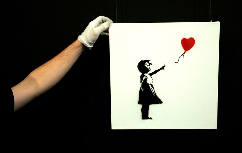 Stolen Banksy 'Girl with Balloon' painting found