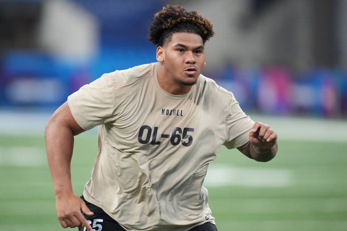 Chiefs’ draft pick Suamataia shares tie with Andy Reid: ‘I’m trying to get you here’