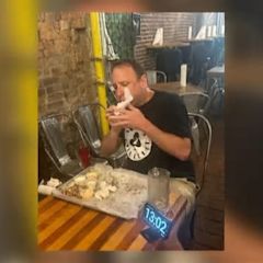 Joey Chestnut destroys Recipe for Disaster Challenge