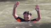 Paris Mayor Anne Hidalgo swims in Seine River to prove cleanliness amid pollution concerns ahead of 2024 Olympics