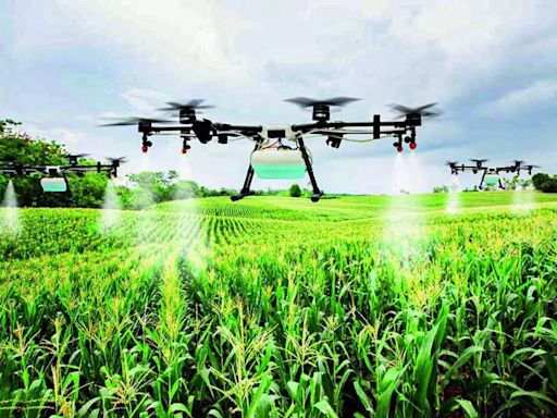 Farmers and Children to Receive Drone Pilot Training in Gujarat | Ahmedabad News - Times of India