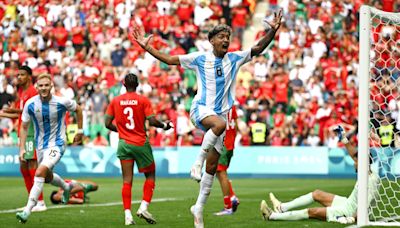 Argentina - Marruecos: en la agonía del partido el conjunto albiceleste igualó 2-2 en su debut en los Juegos Olímpicos 2024