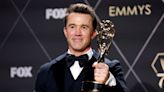 Rob McElhenney Watches NFL Playoffs on His Phone During 2023 Emmys