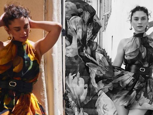 Aditi Rao Hydari Takes Over Cannes In A Gauri and Nainika Floral Dress - News18