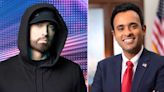 Eminem Once Threatened Legal Action Against Politician Vivek Ramaswamy For Using His Songs During Campaign Events