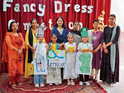 Fancy dress competition at CL Aggarwal DAV Model School, Chandigarh - The Tribune