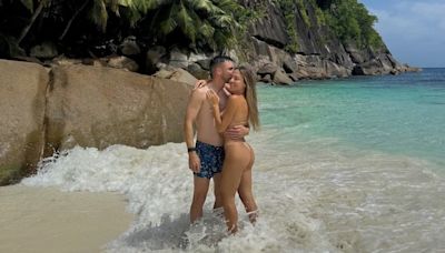 Las románticas y paradisíacas vacaciones de Nicolás Tagliafico y Caro Calvagni