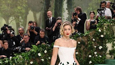 Gigi Hadid Embodies Spring in an Incredible Yellow Rose Gown at the Met Gala