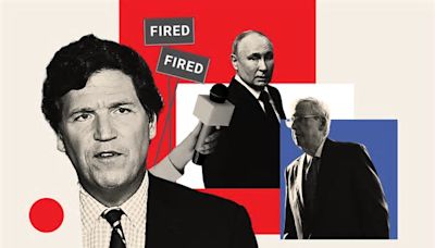 Tucker Carlson's Tough Year Since Fox News Firing