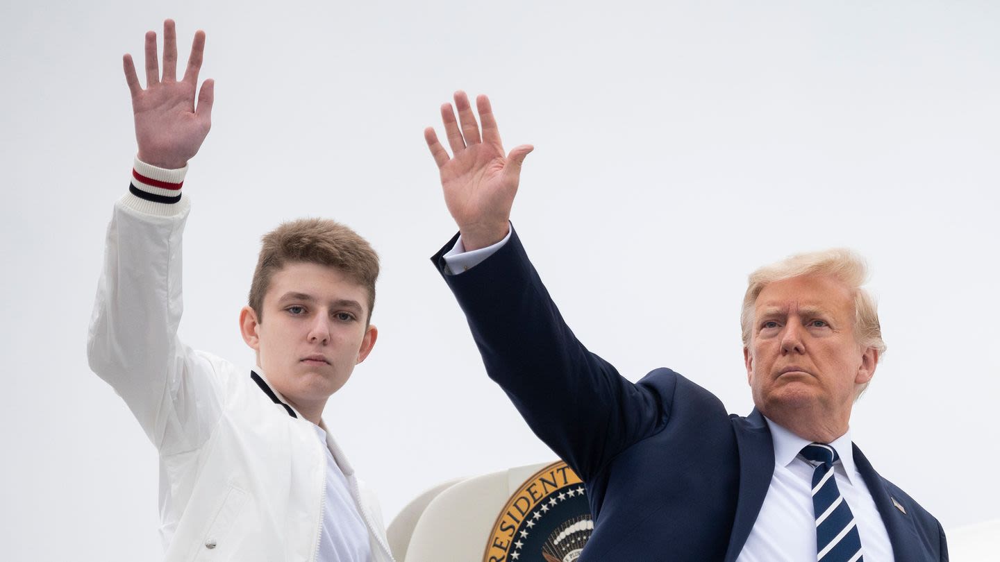 Barron Trump Is Still Mulling Over His College Decision, According to His Father