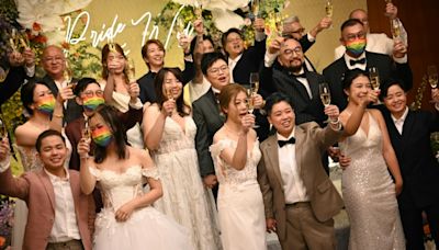 Hong Kong LGBTQ couples seek love, recognition in mass wedding