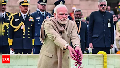 PM Modi: Living the ideals of Mahatma Gandhi | India News - Times of India