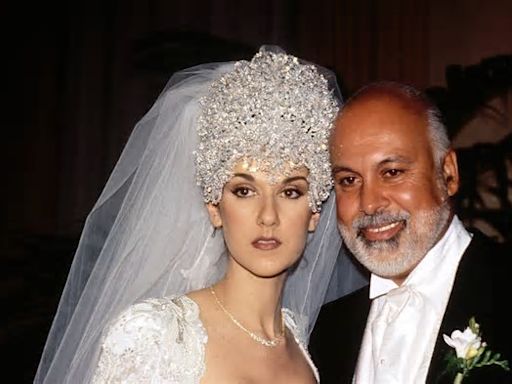 El tocado que Céline Dion llevó en su boda y provocó que acabara en el hospital