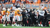 Tennessee football-Vanderbilt benches clear as Tyler Baron, Dominic Bailey draw penalties