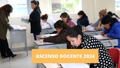 Ascenso Docente 2024: LINK de inscripción al concurso que termina este jueves 1 de agosto