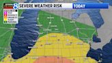 Severe thunderstorms, isolated tornado possible today