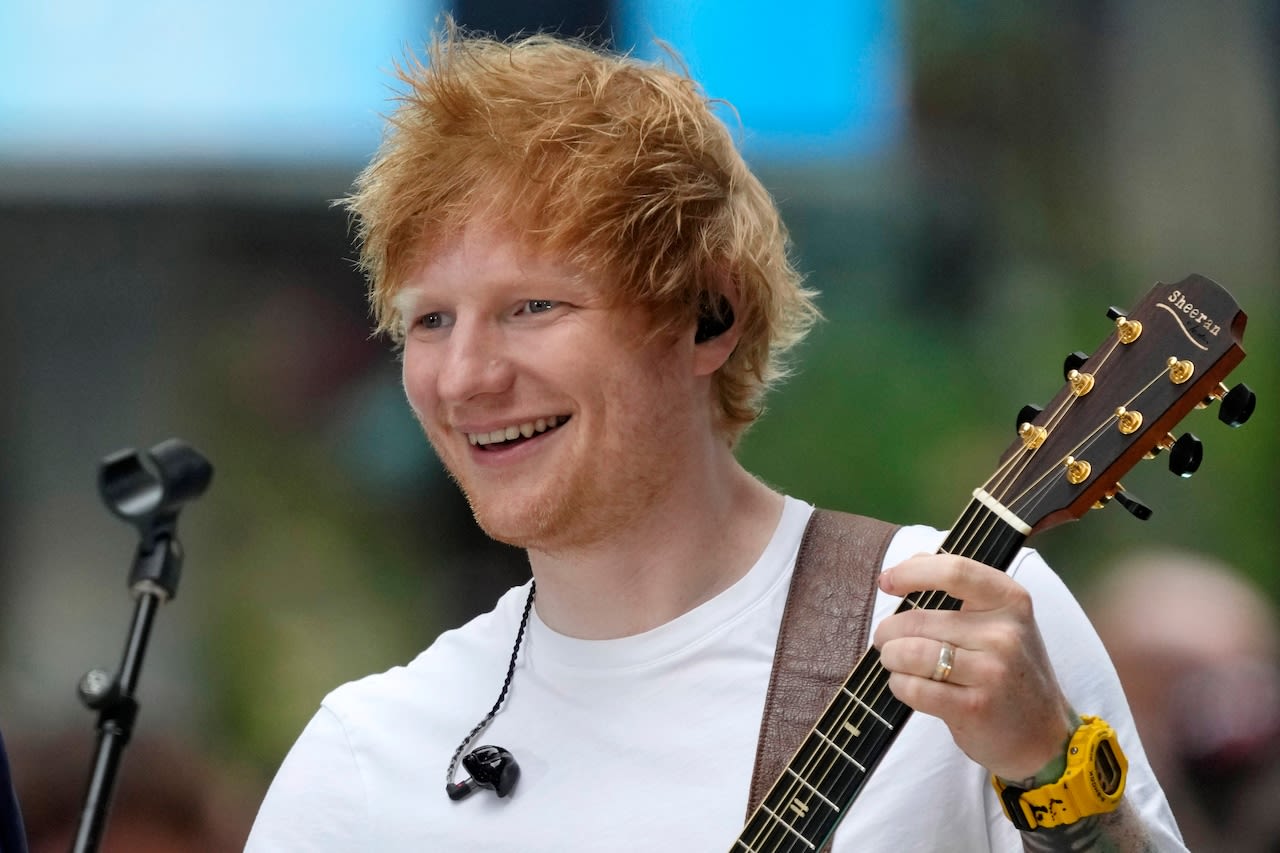 Ed Sheeran sings for patients at Boston Children’s Hospital ahead of Boston Calling