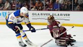 Kevin Hayes breaks tie in 3rd period, Blues outlast Coyotes 6-5