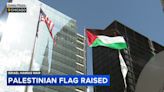 Palestinian flag raised at Daley Plaza in Chicago