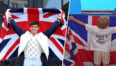 Tom Daley’s son cheers him on at the Olympics: ‘That’s my Papa!’