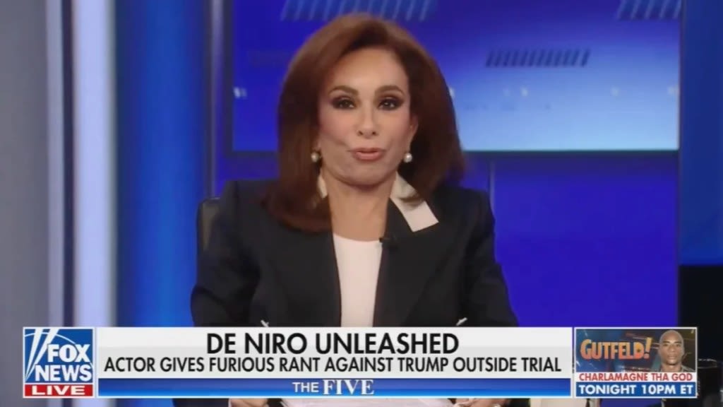 Fox News’ Jeanine Pirro Thinks Robert De Niro Can’t Criticize Trump Until He Has ‘a Building With ...