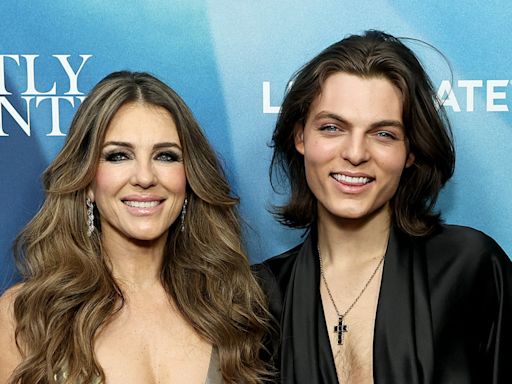 Elizabeth Hurley says having son Damian direct film sex scene was not ‘a big deal’