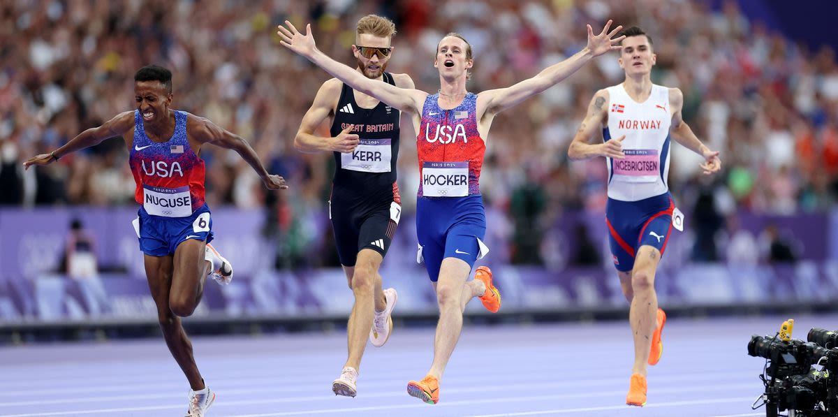 U.S. Underdog Cole Hocker Wins In A 1500 Shocker At Paris Olympics