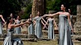 Olympic Flame For Paris 2024 Lit In Ancient Olympia