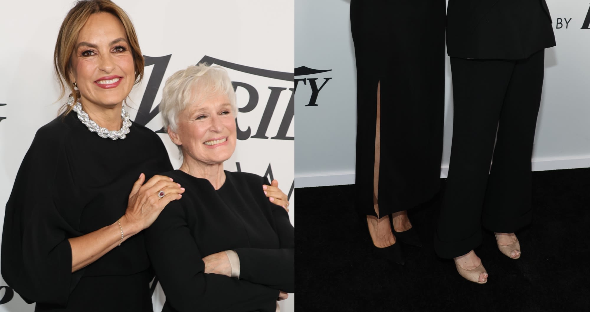 Mariska Hargitay and Glenn Close Look Elegant in Elevated Shoes at Variety Power of Women 2024