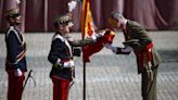 Felipe VI jura bandera por tercera vez en la Academia Militar de Zaragoza