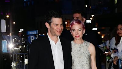 Michelle Williams Takes Her New Pink Hair and Husband Out on the Town