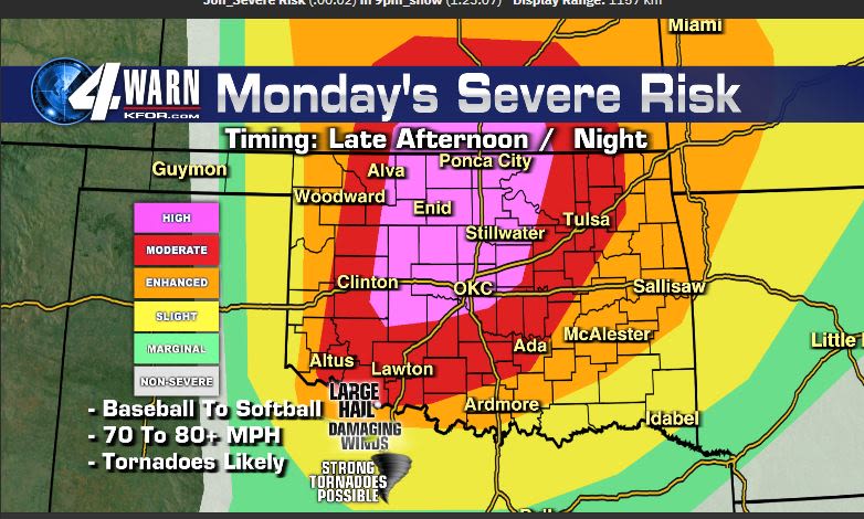 4Warn Storm Team tracks severe weather across Oklahoma