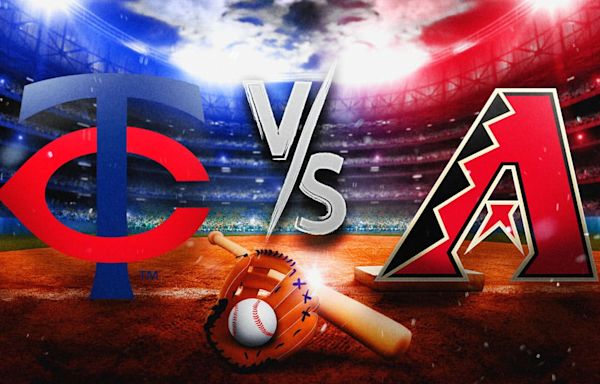 Twins vs. Diamondbacks prediction, odds, pick - 6/25/2024