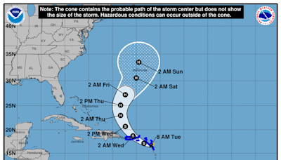 Mapped: Tracking Tropical Storm Ernesto as it barrels toward Puerto Rico