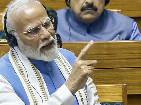 PM Modi Defends Mandate And Promises Triple Impact In Third Term In Lok Sabha Session