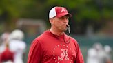 WATCH: Alabama football coach Kalen DeBoer throws out first pitch at Alabama baseball game