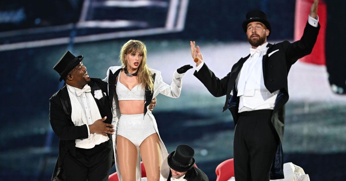 Travis Kelce reveals his No. 1 rule on stage with Taylor Swift: ‘Do not drop the baby’