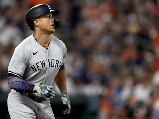 Yankees' Giancarlo Stanton continues to hit logic-defying home runs | Sporting News