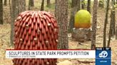 Watch: Hikers complain of 'trash' sculptures installed at Arkansas state park