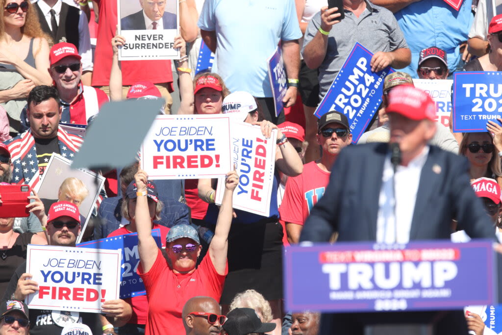 Trump rallies in Chesapeake, backed by Virginia governor, GOP leaders