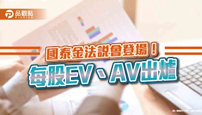 國泰金每股隱含價值升至77.7元！每股精算價值94.5元 法說會重點看表易懂 | 蕃新聞