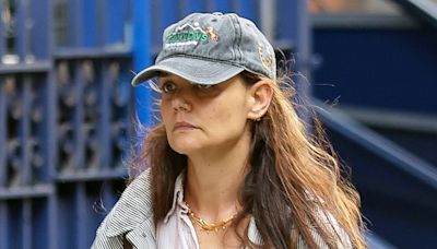 Katie Holmes goes makeup free while out in New York City